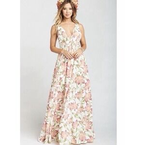 Show Me Your Mumu Ava Lily Lady Floral size Maxi Sundress Medium NWT